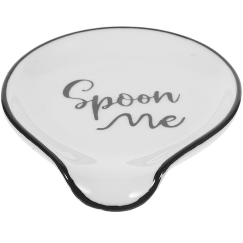 Vastsea Repose Cuillère En Céramique Panda - Porte-Couverts Décoratif Cuisine 13.2×9×4.3cm
