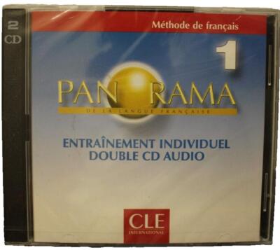 Méthode de français Pan Rama Entraînement Individuel Double CD Audio - Brand New