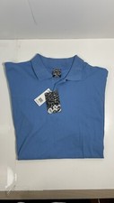 New KingSize Men's Royal Blue Brand Polo Shirt Short Sleeves 2XL Tall