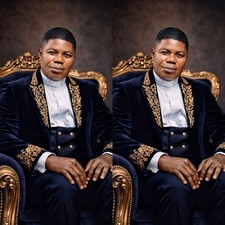 Velvet 3 Pcs Men Suits Wedding Groom Tuxedo Luxury Gold Appliques Blazer Prom