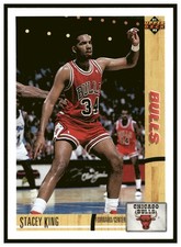 1991-92 Upper Deck #182 Stacey King ~ Chicago Bulls