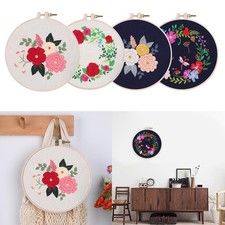 Stickerei Kit Volle Blumen Kreuz Stich Kits Anfänger Lustige Hand Nadel Kits