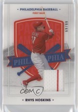 2021 Panini Chronicles America's Pastime Swatches Blue 69/99 Rhys Hoskins uk2