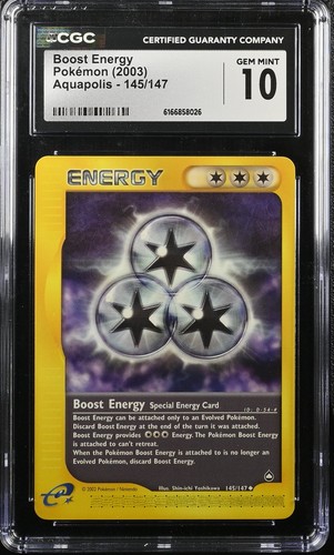 Boost Energy graded CGC 10 for sale on eBay