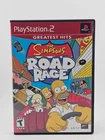 Sony Playstation 2 PS2 The Simpsons Road Rage Disc + Case Cleaned & Tested