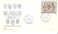 1866-1966 THE CENTENARY OF INDEPENDENCY AND UNION ITALY REPUBLIC