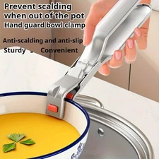 Anti Scalding Dish Plate Gripper Clips Tongs Clamp Holder For Moving Hot Bowls