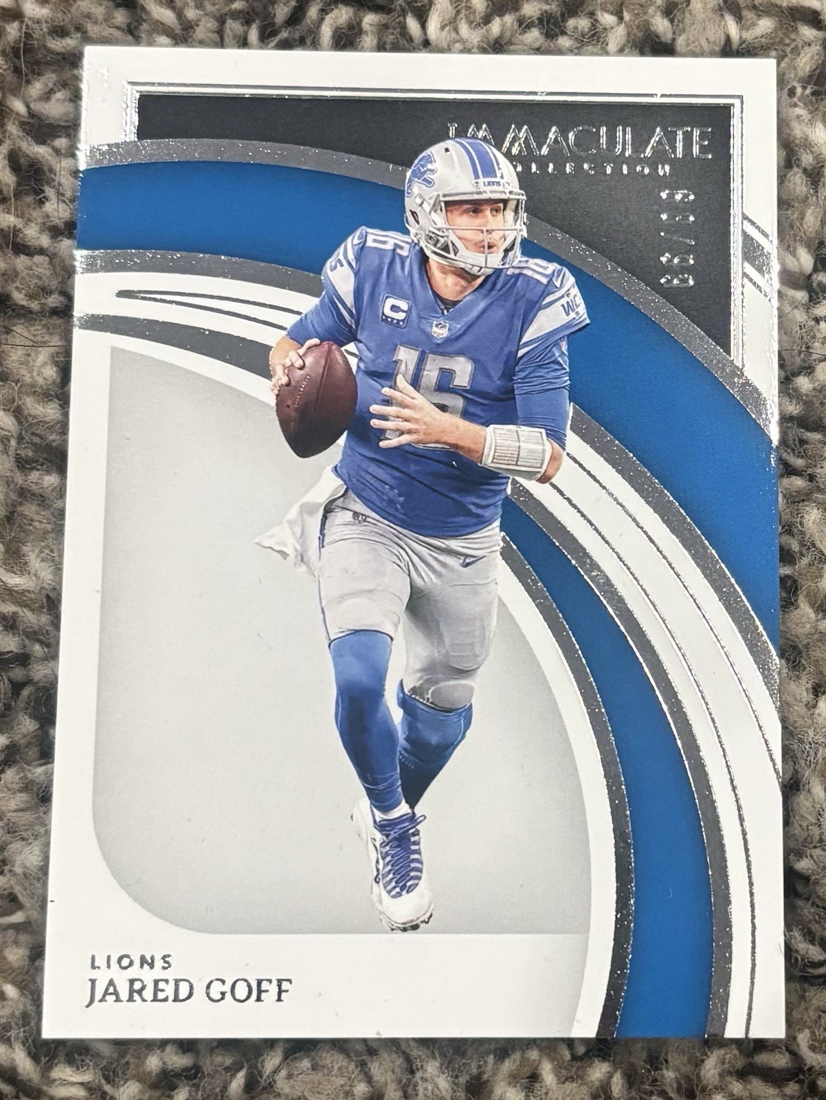 Panini Immaculate Collection 2022 Jared Goff Detroit Lions #66/99