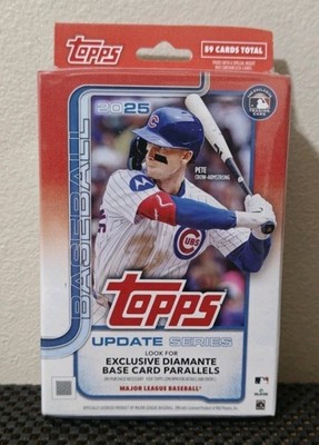 Lot Of (4) 2025 Topps Update Series MLB Baseball  Hanger Boxes (59 Cards)