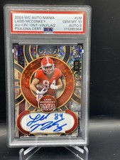 🔥2024 Wild Card Auto Mania American FB LADD MCCONKEY /10 Auto #AMAC-LM PSA-10🔥