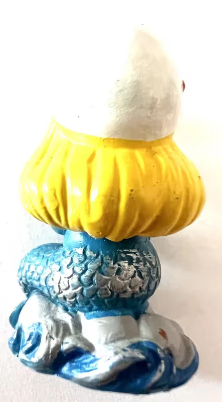 Figura PVC Pitufina Sirena 1981 Schleich Peyo Buen Estado - Imagen 2 de 2