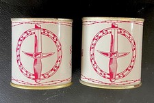 2 alte  Sammel B&uuml;chsen   - Stacheldraht Fonds der Niederlande