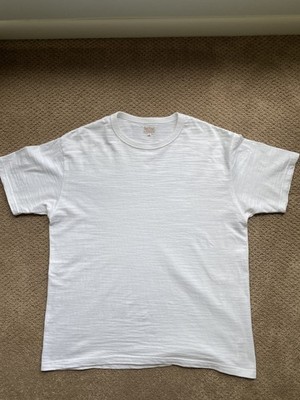 The Real McCoys Loopwheel Athletic T-Shirt - Size XL, Color White (Never Worn)