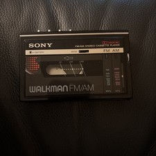 Vintage SONY WM-F30 Walkman Compact Stereo Cassette Player. Radio. Not Tested