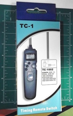 Cannon TC-1 Timing remote Switch w/ TC-1002 adapter end-Eos 1V-3-1Ds-mik2 10d-50