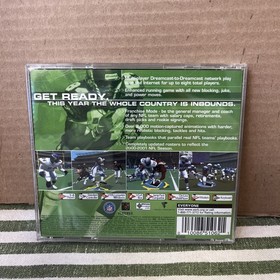 NFL 2K1 (SEGA Dreamcast, 2000) Complete with manual