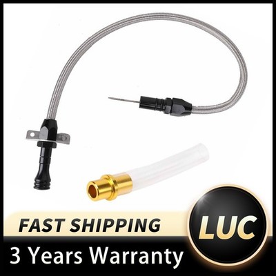 For GM Chevy TH350 TH400 Turbo SBC BBC Flexible Stainless Transmission Dipstick