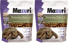 Mazuri Low Starch Tortoise Diet, for African 12 Ounce Pack of 2 