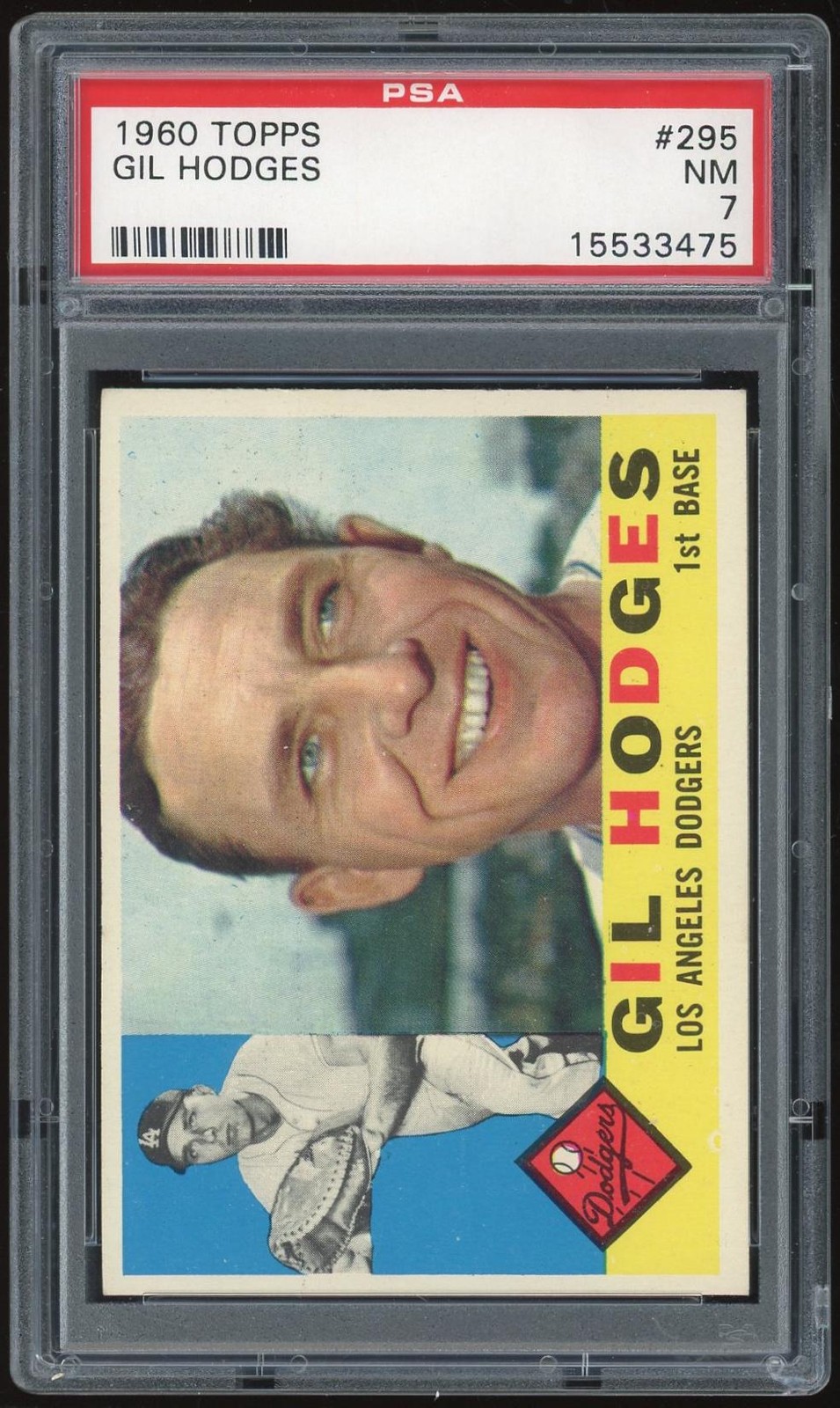 1960 Topps #295 Gil Hodges PSA 7 *3475