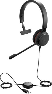 Jabra Evolve 30 II MS Mono Headset USB-A Wired Office Call Center 5393-823-309