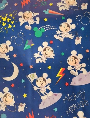 Mickey Mouse - blau - Walt Disney  - Geburtstag - Geschenkpapier - Bogen -  1er 