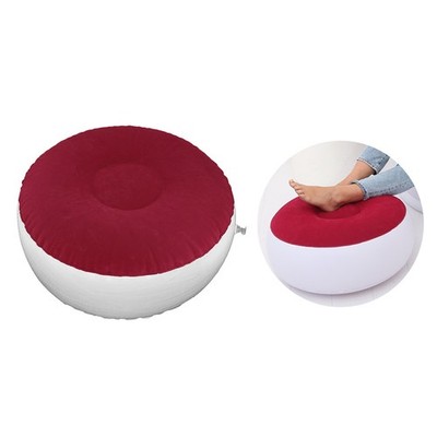 Tragbarer aufblasbarer Hocker Camping Lounge Fußstütze Outdoor Indoor