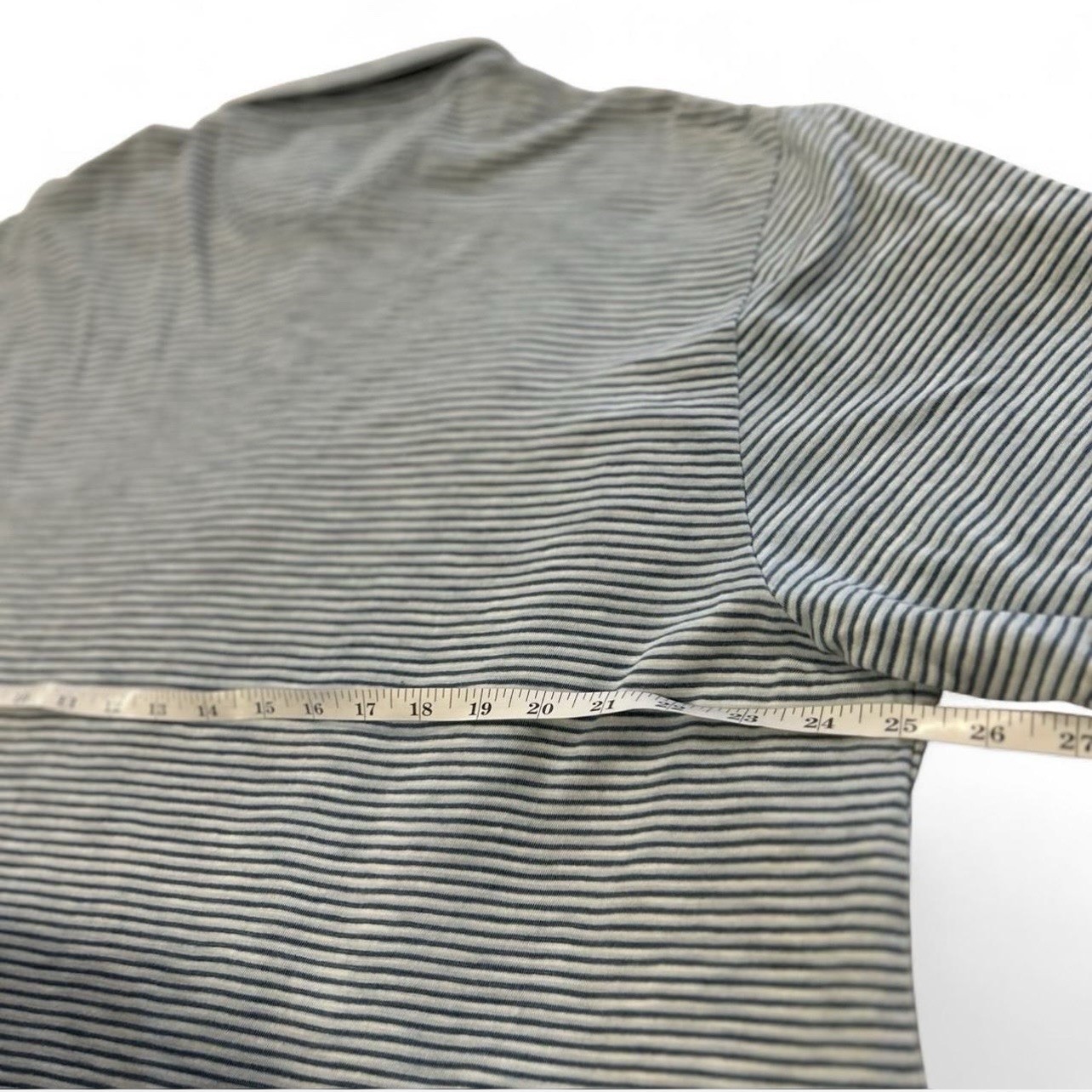 FAHERTY Short Sleeve Polo Blue & Off-white 100% Cotton Men's XXL thumbnail 6