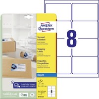 Avery J8165-25 Versandetiketten 200 Stk. 991X677Mm A4 Selbstklebend Weiß