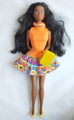 BARBIE MATTEL SENSATIONS BELINDA PUPPE 1987 #4976 AFRICAN AMERICAN CHRISTIE