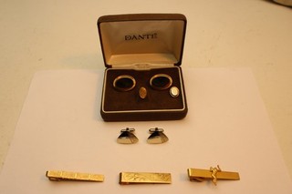 Collection of Cufflinks and Tie Bars