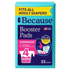 Overnight Booster Pads Fit All Adult Diapers, Helps Keep Your Adult Diaper Ac...
