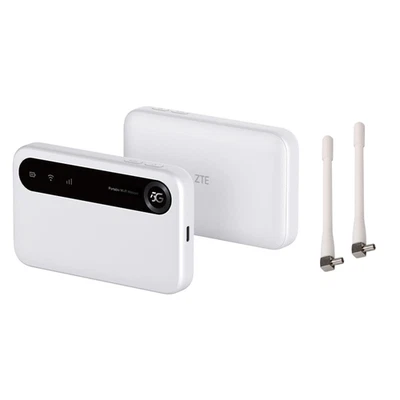 UNLOCKED ZTE U50 5G MOBILE WIFI 6 HOTSPOT 2.63GBPS + 2 x ANTENNAS