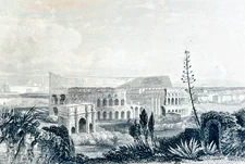 COLISEUM AT ROME - 1894 Best Men and Famous Women Engraving Print
