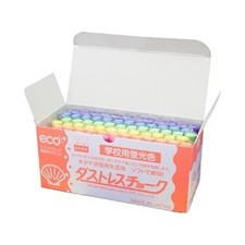 Dustless Fluorescent Chalk 72pcs, 6 Colors