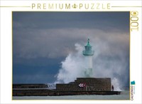 Puzzle Calvendo Le Phare De Sassnitz Dans La TempêTe | 1000 PièCes, Format Assem