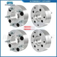 4 Pcs 2" 4x100 to 5x114.3 Hub Centric Conversion Wheel Adapters For Toyota Honda