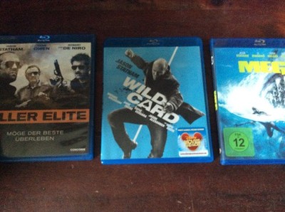 Jason Statham [3 Blu Ray] MEG  +  Wild Card + Killer Elite