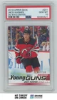 2019-20 Upper Deck Young Guns UD Exclusives Jack Hughes PSA 10 /100 #201 New