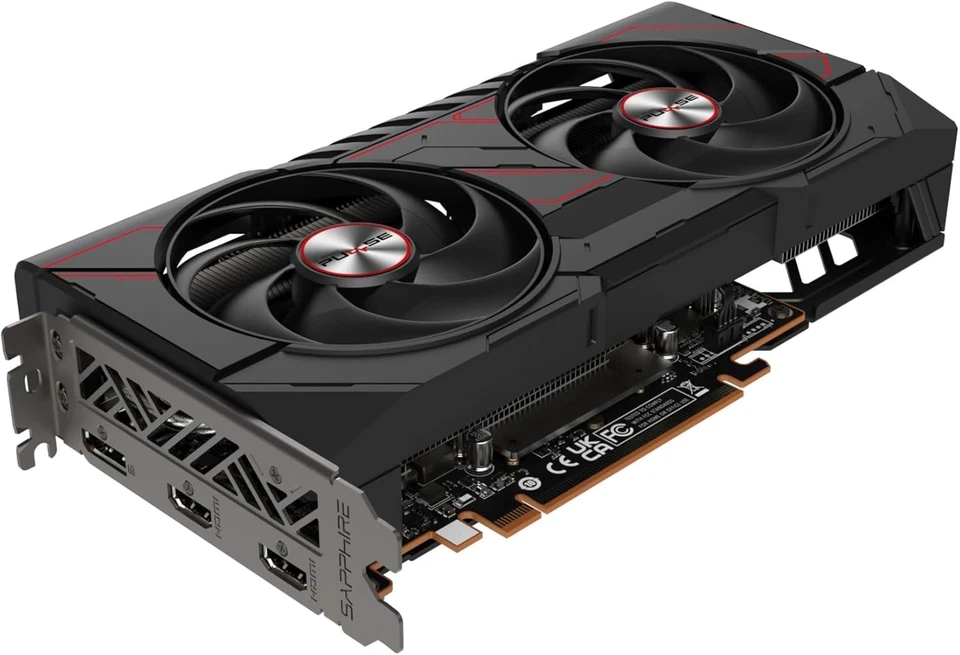 Sapphire Radeon RX 9060 XT OC PULSE 16GB GDDR6 Graphics Card, RDNA4, 2048 Stream - Image 2 of 4