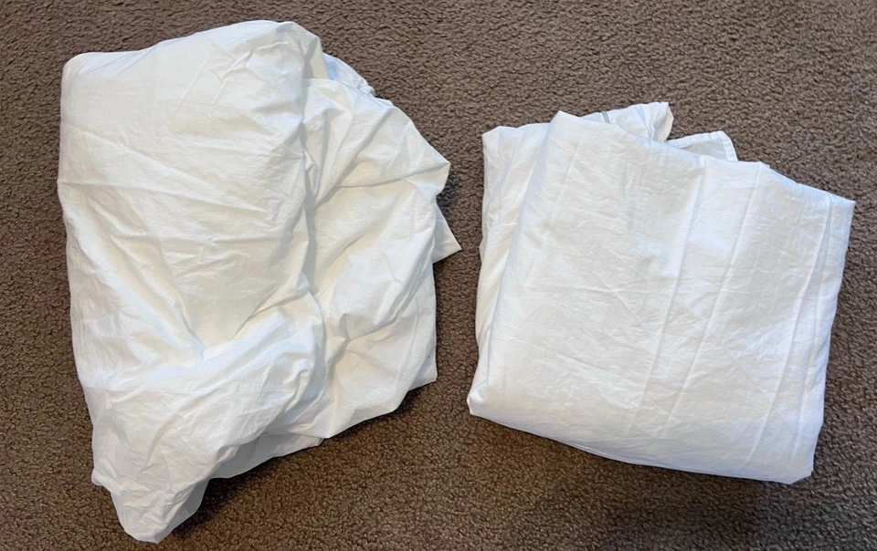 Juego de sábanas PiuBelle Piu Belle Queen 100 % algodón Portugal ropa de cama de lujo 2 piezas nuevo sin etiquetas Foto 2 de 4