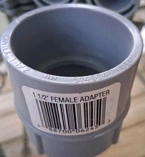 Cantex, Inc. 5140047, 1-1/2", Schedule 40, PVC, Female, Conduit Adapter , 1 pc