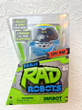 Really Rad Robots Yakbot Blue New In Box YB.01 Voice Recording Warp Voice 2017
