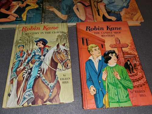 DB2 Vtg Lot of 5 Robin Kane Mystery Books Phantom Glengary Castle Blue Pelican - Foto 2 di 5