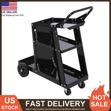 220lbs Welder Cart w/Wheel 3-Tier Welding Cart for TIG MIG Welder Plasma Cutter