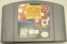 Golden Nugget 64 (Nintendo 64, 1998) Authentic Cartridge - Tested