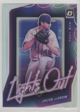 2021 Panini Donruss Optic Lights Out Holo Prizm Jacob deGrom #LO7 1jt7