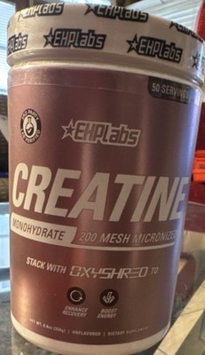 EHPlabs Creatine Monohydrate Powder Unflavored 50 Servings 8.8oz