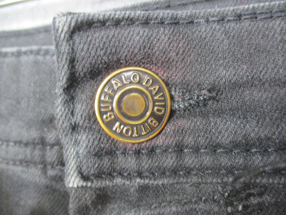 Buffalo David Bitton Max-x Jeans Mens 34x32 Black Stretch Slim Fit Pants Denim - Image 4 of 4