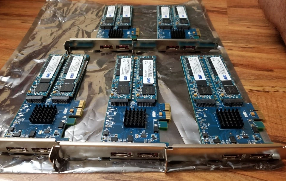 OWC OWCSSDPHWE2R120 MERCURY ACCELSIOR E2 PCIe SSD 120gb eSATAx2 PC Mac Compat - Image 2 of 4