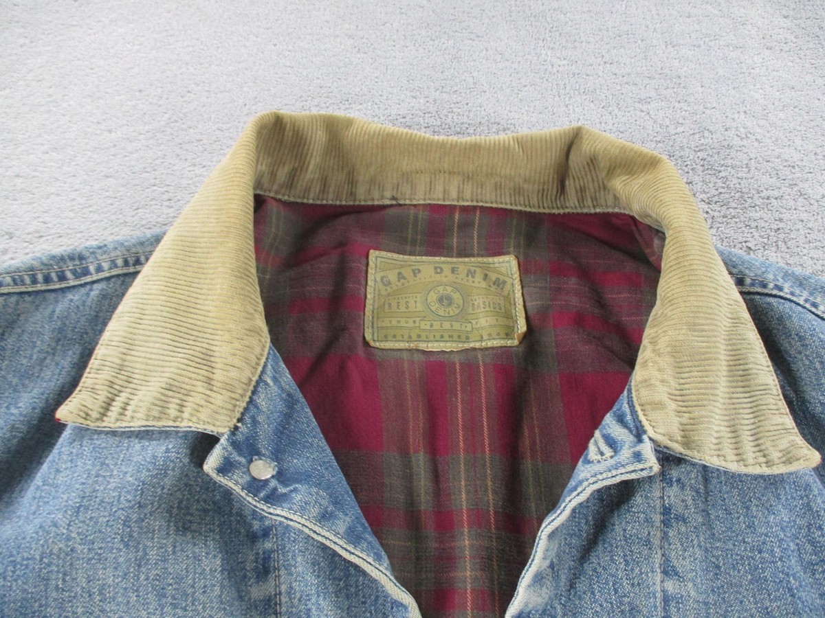 ジャケット・アウター old gap corduroy denim jacket 90s Classic Vintage GAP Denim and Corduroy Reversible Jacket